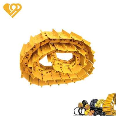 Chất lượng D155 D150 Super Heavy Duty Mining Track Chain Link Assembly với thép 35MnBH 228.6mm Pitch và HRC 40-55 Hardness nhà máy